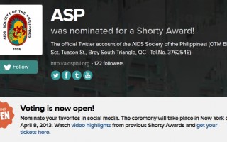 We’re nominated for a Twitter Shorty Award for #SocialFitness